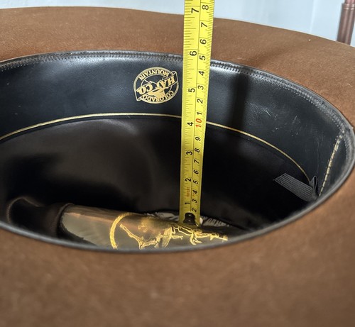 Vintage brauner Cowboy Filzhut Colorado Mountain Hat Company lesen - Bild 17 von 17
