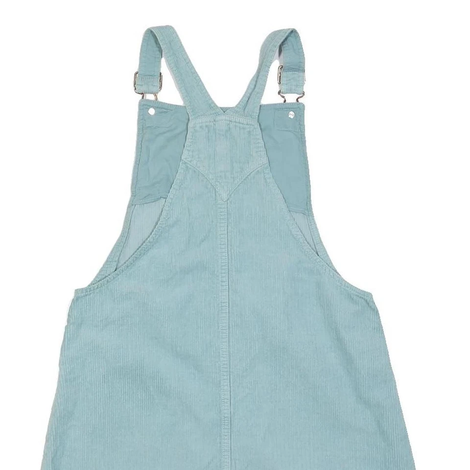 M&S Filles Bleu Coton Mélange Salopette Coupe Décontracté Jean Taille 13-14Y W16 - Photo 4/4
