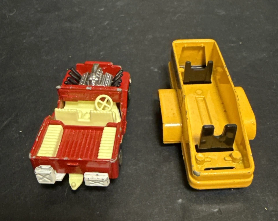Matchbox Lesney Superfast N-2 Jeep Hot Rod And Glider Transport Trailer Vintage - Image 3 of 4