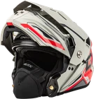 Gmax MD-74S Spectre Snow Helmet White Red Electric Shield Size 2XL
