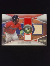 2025 Topps Tribute - Triple Relics Card - Jose Ramirez - #TTR-JRA /199