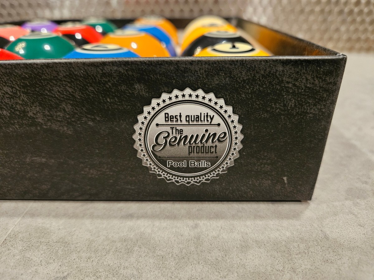 Dongzhu Feima Billiard Pool Balls Complete Set - 16 Piece - Black