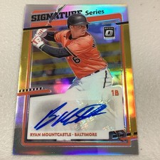 2020 Panini Donruss Optic Signature Series Gold 2/10 Ryan Mountcastle Auto