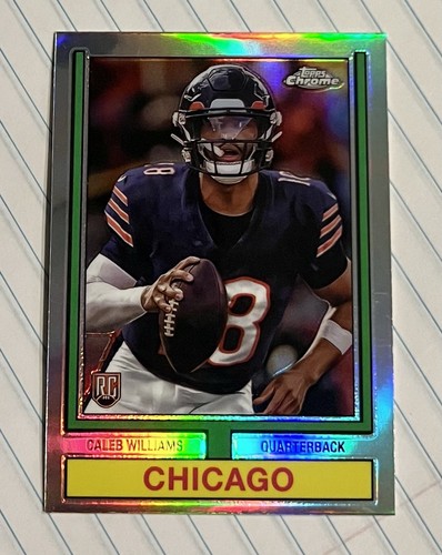 2024 Topps Chrome Caleb Williams Refractor 1974 RC Chicago Bears