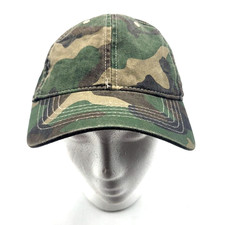 Child Size Camo Baseball Cap Adjustable Hook and Loop Closure