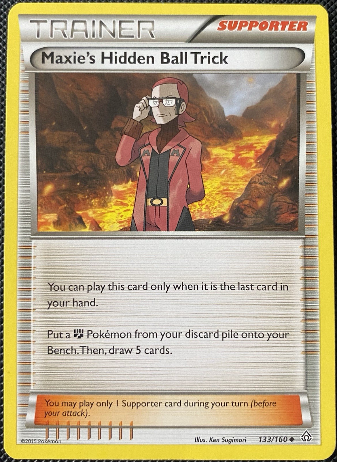 Maxie's Hidden Ball Trick 133/160 XY-Primal Clash Regular - Pokémon Card