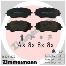 Satz Bremsbeläge Bremsklötze vorne für Opel Corsa F P2JO | 23935651