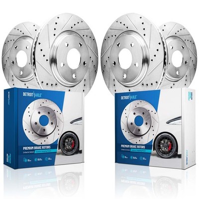 Front & Rear Rotors for 2010-2015 Chevrolet Camaro