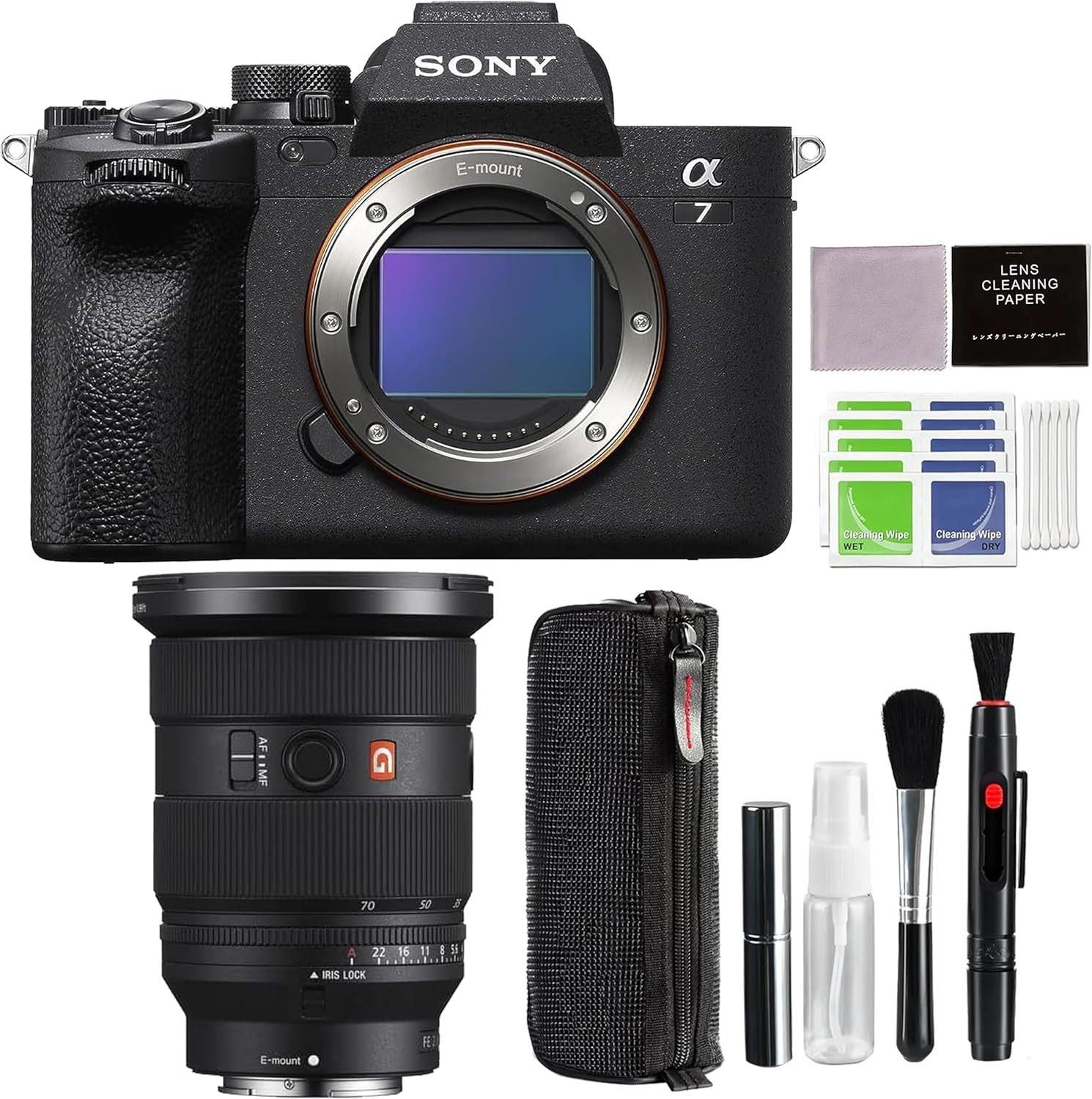 Sony a7 IV Mirrorless Digital Camera Bundle w/ 24-70mm f/2.8 GM II Lens + More