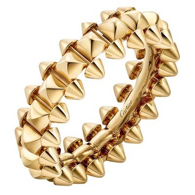 Cartier Clash De Cartier Medium Model Ring 18K Yellow Gold Size 60