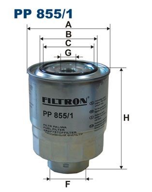 Filtron Kraftstofffilter PP 855/1 FüR Toyota Honda-image