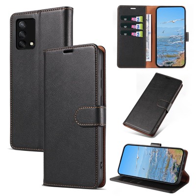 Custodia Morbida In Silicone Per Oppo A74 - Antiurto E Sottile, Colore Nero - 2