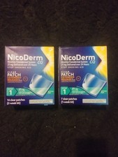 NicoDerm CQ Clear Nicotine Patches - Step 1 - 21mg - 21 Patches Total EXP 12/27 