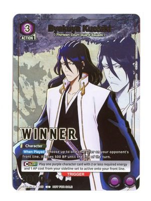 #ad Byakuya Kuchiki Winner Foil Bleach Union Arena Promotion Card BLC 1 049 NM $3.97