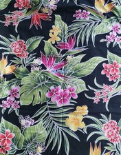 Trendtex Fabrics Hawaiian Tropical Print 3/4 Yard Cotton Fabric