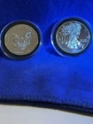 (2 Coin Set) 2021-W silver eagle coins 1 oz(Type 1)