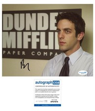B.J. Novak "The Office" AUTOGRAPH Signed 'Ryan Howard' 8x10 Photo J ACOA