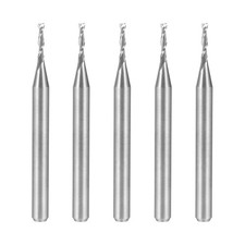 5pcs 1/8" Shank 1.2mm x 6mm Carbide Flat Nose End Mill Cutter CNC Router Bits
