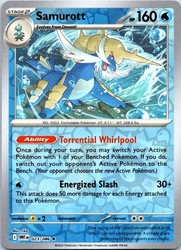 Samurott 023/086 White Flare Reverse Holo