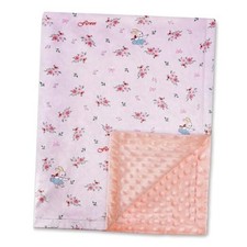 Baby Blankets for Girls,Super Soft Nursery Minky Blanket 30 40inch Pink