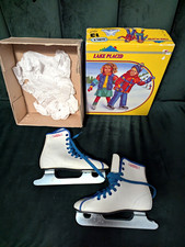 Vintage Lake Placid Model 550 Girls Ice Skates Size 13 Original Box