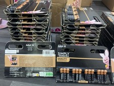 Image of Duracell Simply AA AAA Alkaline Batteries Long Lasting Power Pack Bulk UK Stock