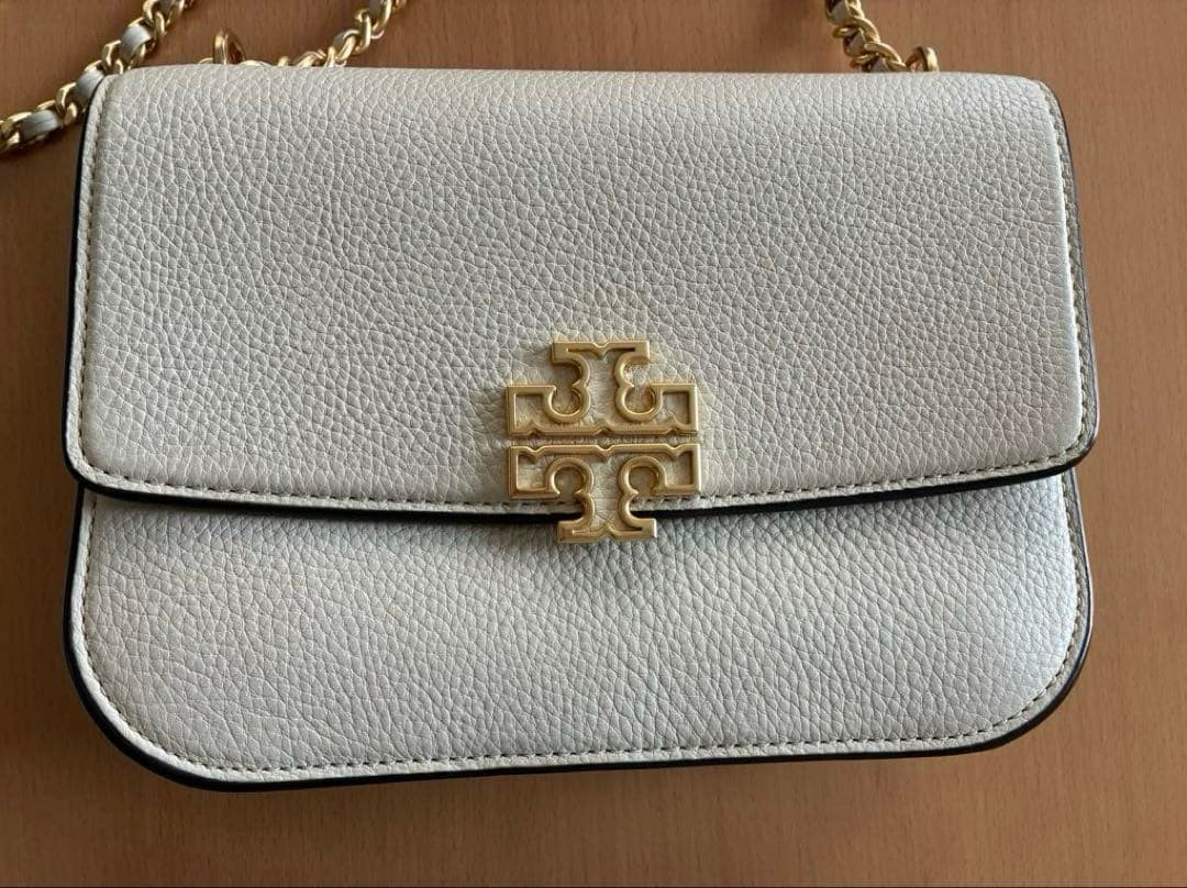 Tory Burch 2-Way Chain Shoulder Handbag Leather Ivory Women's From Japan thumbnail 22