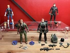 GI Joe Classified HasLab Dragonfly Figures - Wild Bill Glenda Crazy Legs Ripcord
