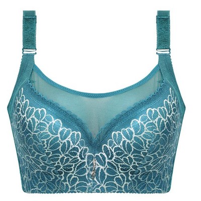 Plus Size Women's Push UP Bra Sheer Sexy Lace Noble Underwire Lingerie Underwear