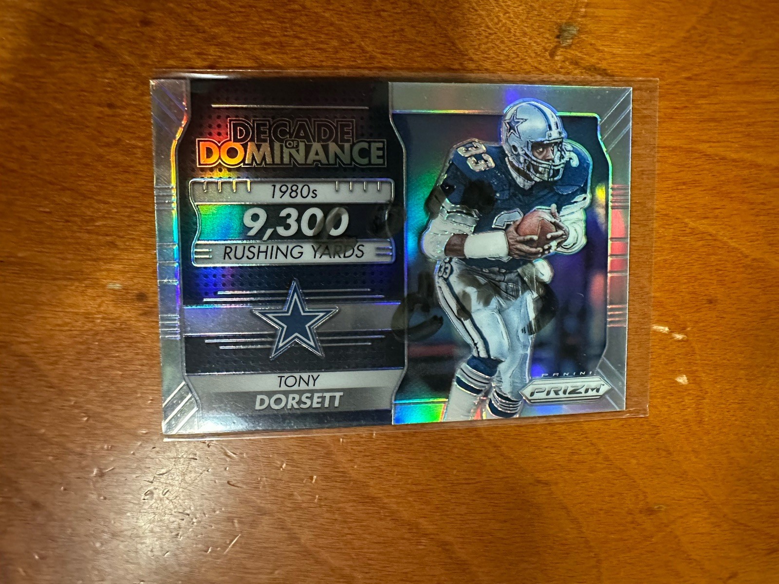 (B) 2016 Panini Prizm Decade of Dominance Silver Prizm Tony Dorsett #11 HOF