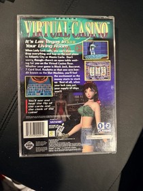 Virtual Casino (Sega Saturn, 1996) complete in box. Super Clean. Very Good Minty