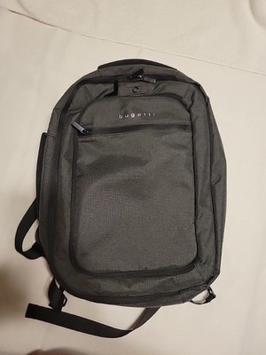 Bugatti Traveler Backpack Fits 15.6'' Laptop, with Multiple  Pockets In Gray