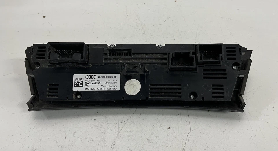 Audi S6 2013 tablero calor aire acondicionado panel de interruptores 4G0820043AE fabricante original Foto 3 de 4