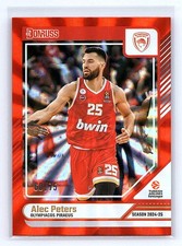 Alec Peters 2024-25 Donruss EuroLeague #132 Orange Laser #/75