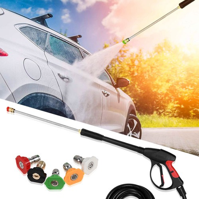 #ad 4000 PSI High Pressure Washer Spray Gun amp; TIP KIT 5Pcs Spray Nozzles $36.00