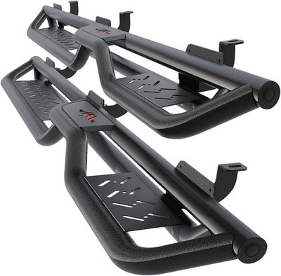 Running Boards for 2007-2018 Jeep Wrangler JK 4 Doors Side Steps Nerf Bars Drop