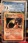 Pokemon Dark Charizard No.006 1996 Japanese Holo Rare CGC 7.5 Near Mint Swirl