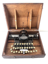 The Home Blickensderfer Antique Typewriter & Original Wood Case thumbnail