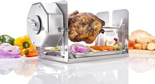 ROTO-Q 360 Kit de Asador Universal Inalámbrico para Parrillas Hornos y Fumadores - No-