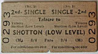 B.T.C. TALACRE to SHOTTON (LOW LEVEL)