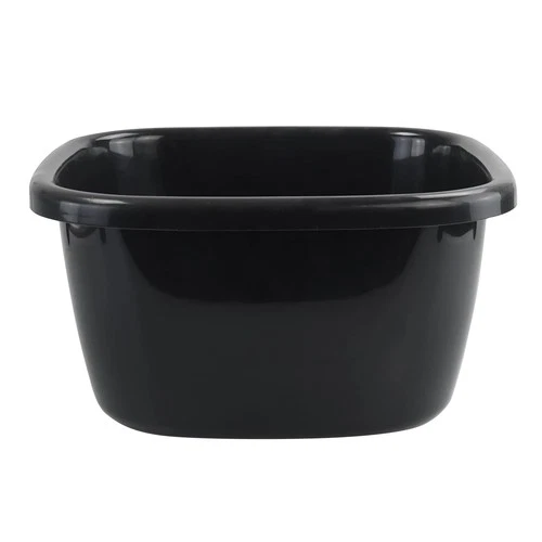 18 Quart Plastic Dishpan, Wash Basin Tub for Sink, 1 Pack, Black - Picture 1 of 7