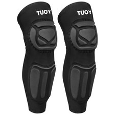 TUOY Knee Pad with Shin Guard Pads, Protective Shin/Knee Sleeve Support for S...