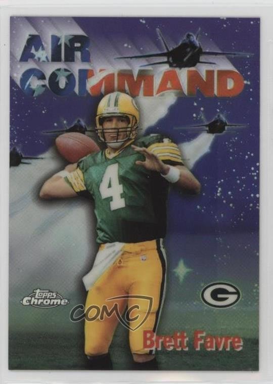 1997 Topps Chrome Season's Best Air Command Refractor Brett Favre #4 HOF 06pp
