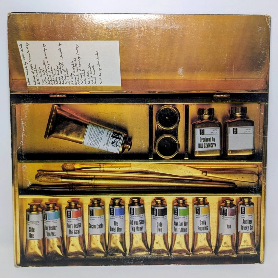 The Who - Face Dances - Vinyl LP Record 1981 HS 3516 Warner Bros. Foto 4 de 4