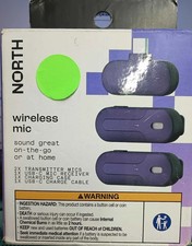 NORTH Wireless Microphone with Charger USB-C : Audio Equipment Accessory