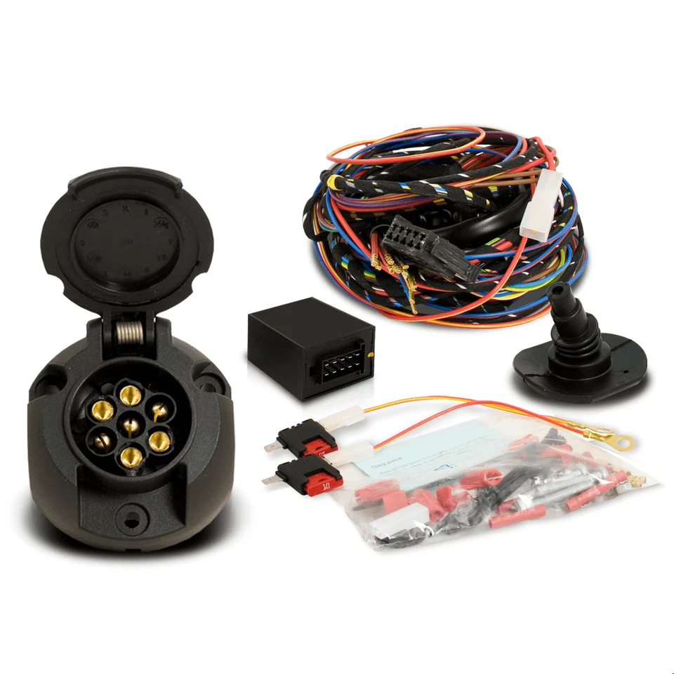 Pacco Gancio traino estr. per Volvo V90 Station wagon 16- e un e-kit u. a 7 poli - Immagine 4 di 4