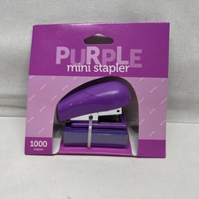 Mini Stapler Purple Matching 1000 Staples Office Depot 575-000 OD NEW
