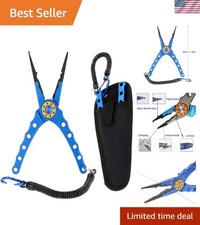 High-Performance Fishing Pliers for Anglers - Stainless Steel Aluminum Design