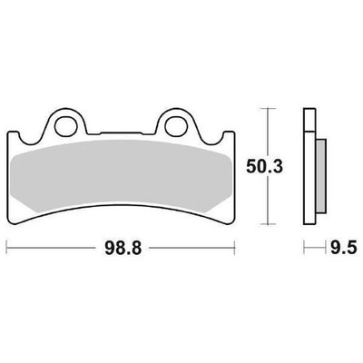 PERFORMANCE MACHINE 112 X 6RSB SBS Bremsbeläge 683 HF 2000
