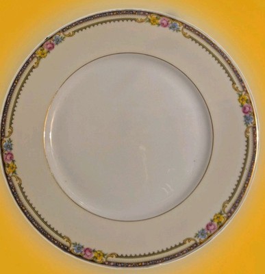 Set Of 4 TK Thun Bohemia Czechoslovakia  China Delaware Dinner Plate  10'' # S